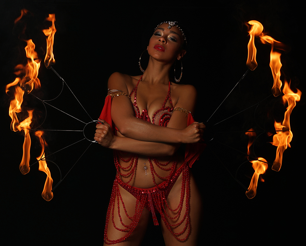 yasmin Chadwick fire dancer
